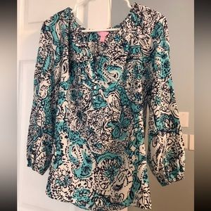 Lilly Pulitzer Sarabeth Silk Top